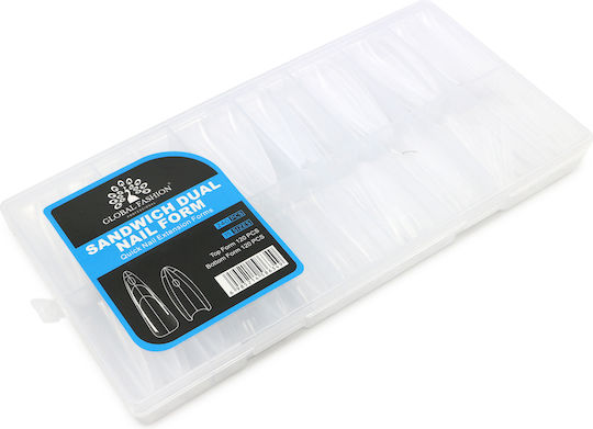 Global Fashion Reutilizabile pentru Unghii Tips Formă de Stilou 15 Mărimi 240 de Bucăți