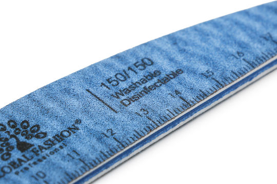 Global Fashion Nail File Ruler 150/150 Blue