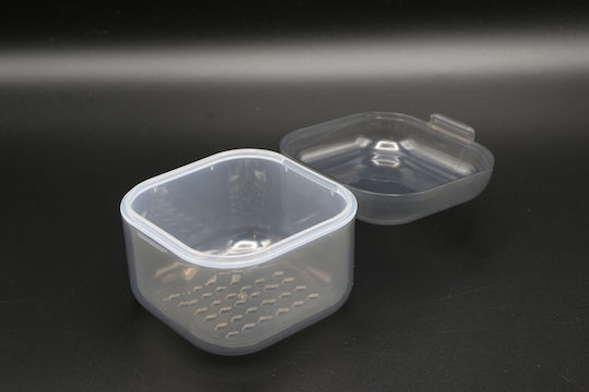 Global Fashion Sterilization Box Manicure Bits Black Transparent