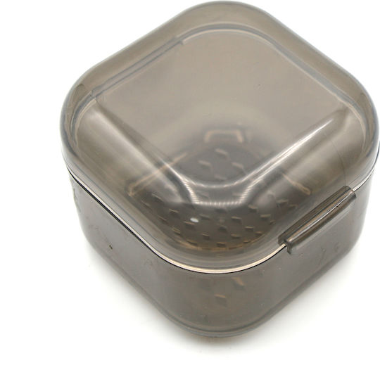 Global Fashion Sterilization Box Manicure Bits Black Transparent