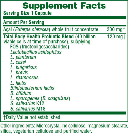 Nature's Plus Probiotics Ultra Συμπλήρωμα με Προβιοτικά & Πρεβιοτικά 30 φυτικές κάψουλες