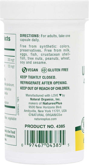 Nature's Plus Probiotics Ultra Συμπλήρωμα με Προβιοτικά & Πρεβιοτικά 60 φυτικές κάψουλες