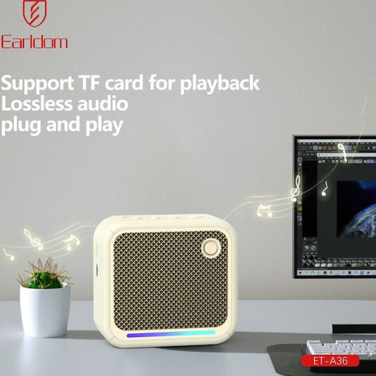Ηχείο Bluetooth 5W με Διάρκεια Μπαταρίας έως 3 ώρες Μπεζ ET-A36
