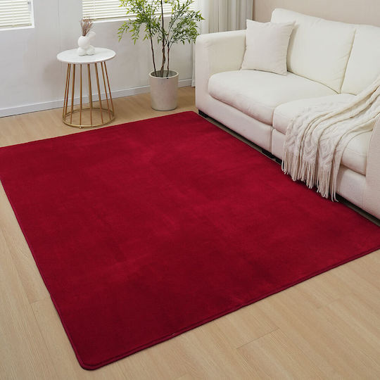 Homeone Soft 120x160cm Covor Pufos din Blană Burgundy