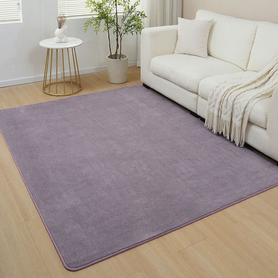 Homeone Soft 120x160cm Pufos Din Blană Gri-Mov