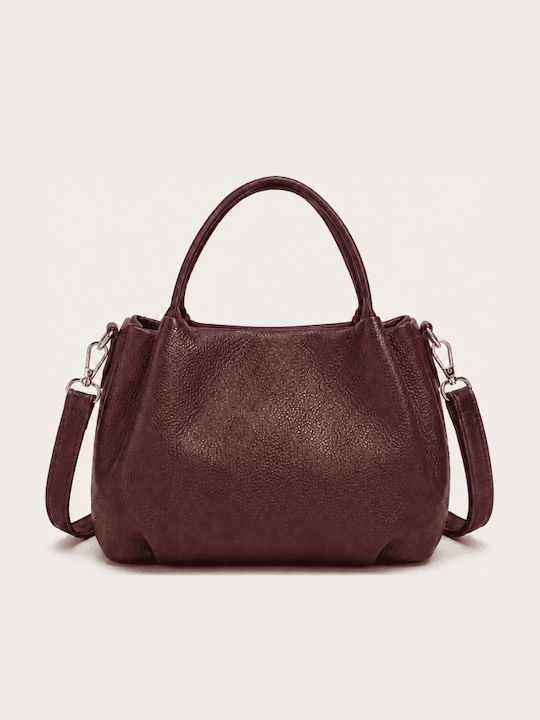 Fabric Women's Handbag / Crossbody Burgundy
