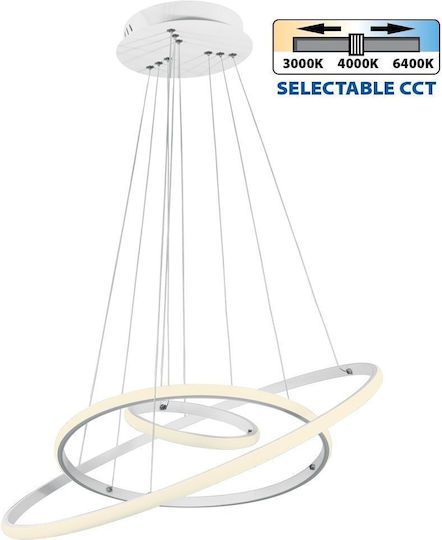 Vivalux City Pendant Light White 60x150cm