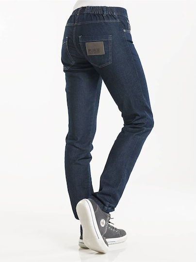 Chaud Devant Kochhose Stretch Blau