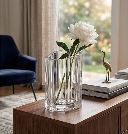 Bohemia Crystal Transparent Vase Y20cm Bohemia Crystal Transparent Vase Y20cm