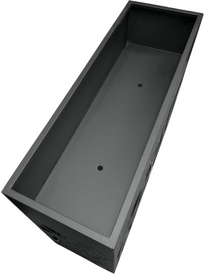 Marhome Ζαρντινιέρα Μεταλλική Καφέ 100x30x100εκ.