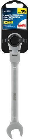 Flexibler Ringratschen-Maulschlüssel, Chrom-Vanadium-Stahl 5956.3-lb-lm