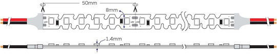 VK Lighting LED Strip 24V Natural White Light 5m