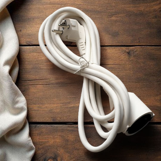 Lamtech Extension Cable Cord 1.5m White