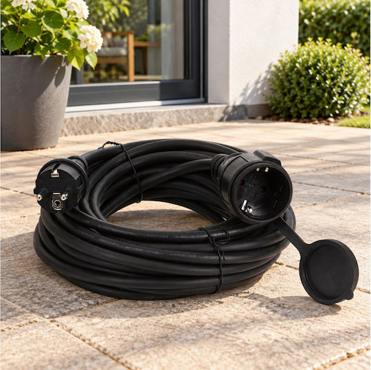 Extension Cord Cable Extension with Length 10m Waterproof
