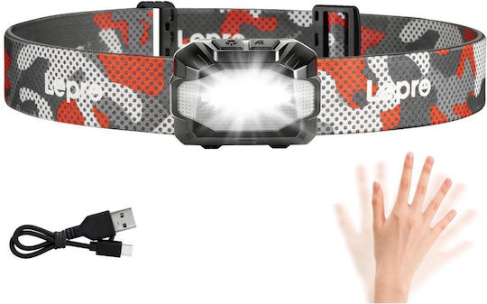 Lepro Lampă Frontală Reîncărcabilă LED IPX4 cu Luminozitate Maximă 600lm