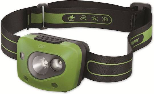 Discovery Lanternă Frontală LED IPX4 cu Luminozitate Maximă 150lm Verde