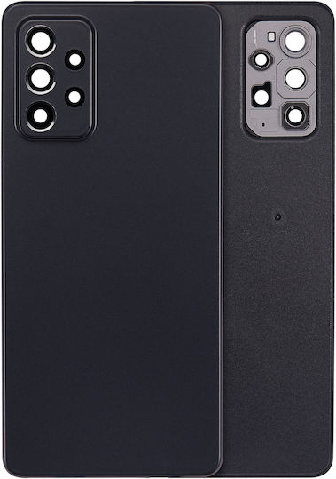 Capac Spate Din Sticlă Samsung Galaxy A72 A725 2021 Aftermarket Plus Awesome Negru