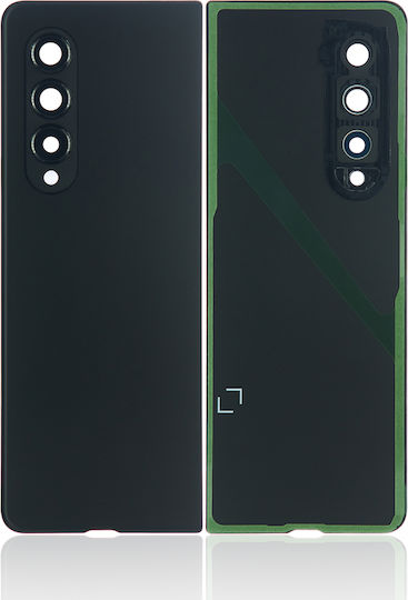 Back Cover Glass Camera Lens Samsung Galaxy Z Fold 3 5g Premium Phantom Black