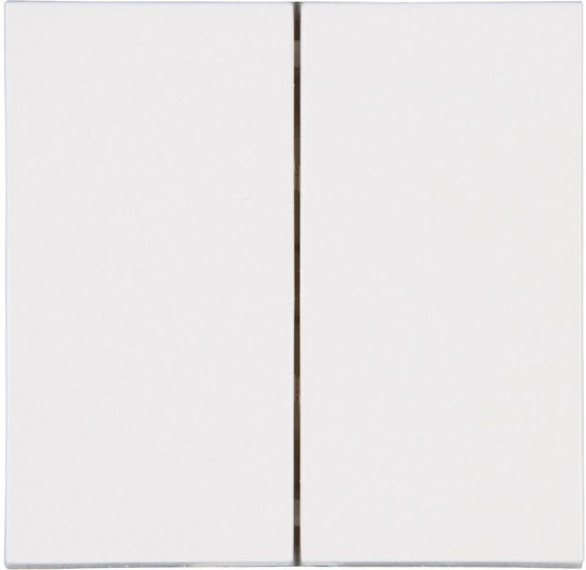 Kopp Recessed Wall Switch Double White