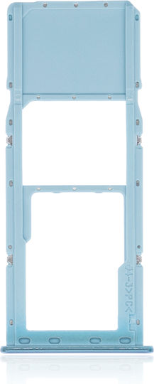 Single-SIM-Kartenhalter Samsung Galaxy A71 A715 2020 Prism Crush Blau