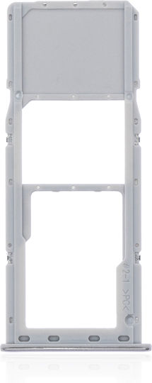 Single Sim Card Tray Samsung Galaxy A71 A715 2020 Prism Crush Silver