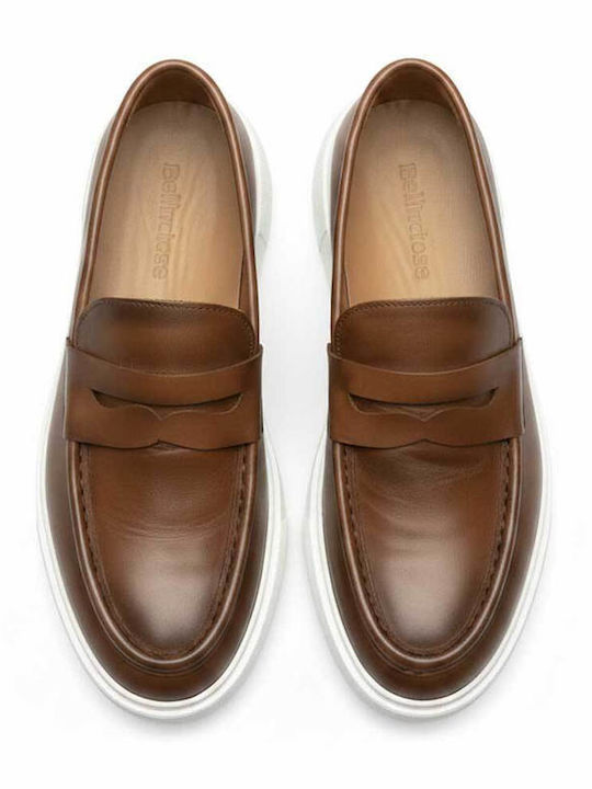 Leather Men's Loafers in Brown
