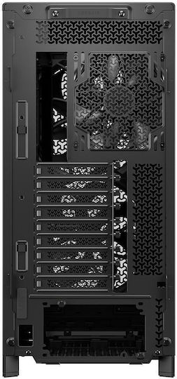 5000D Gaming Midi Tower Computer Case with Side Window Black