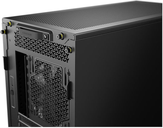 5000D Gaming Midi Tower Computer Case with Side Window Black