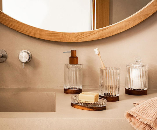 Andrea House Transparent Glass Dispenser 280ml