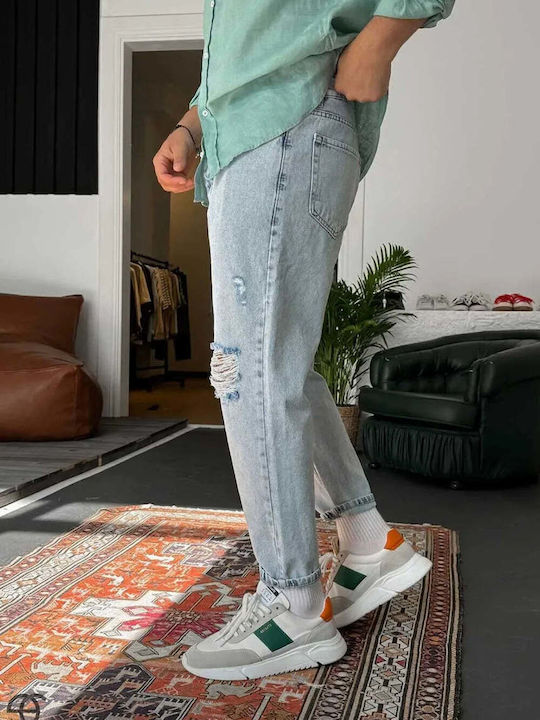 Мъжки дънки Loose Fit Светлосини