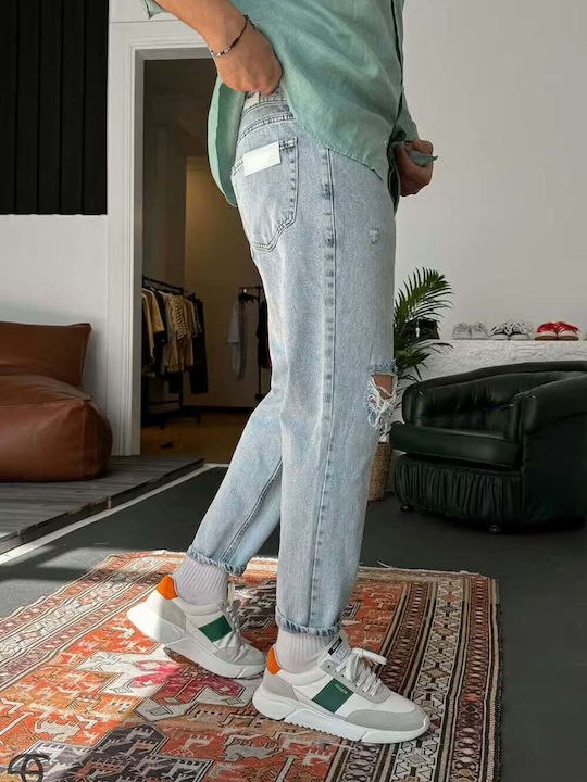 Мъжки дънки Loose Fit Светлосини