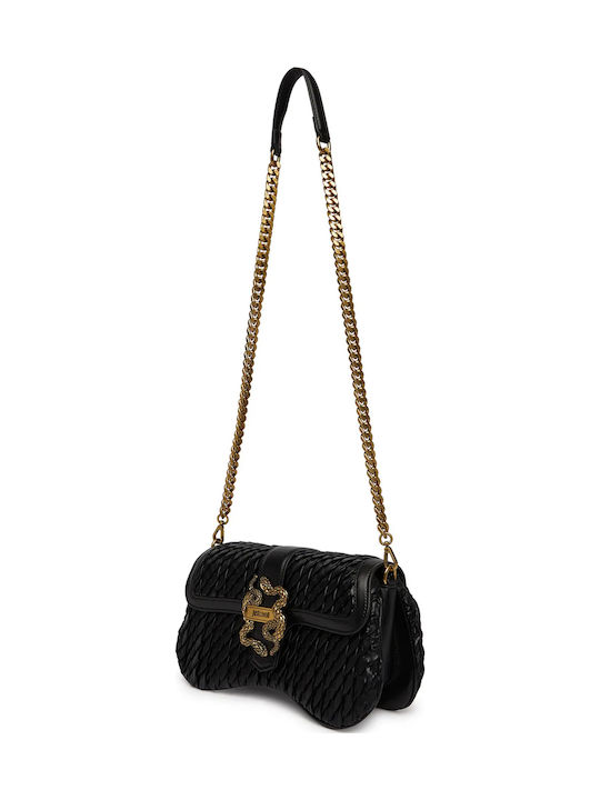 Schwarze Damen-Schultertasche