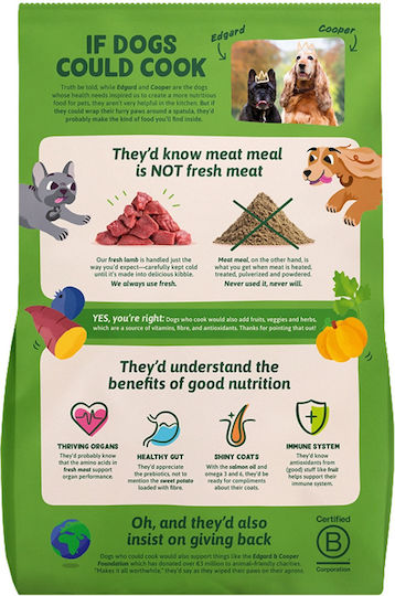 1kg Grain-Free Dry Dog Food with Lamb, Meat and Vegetables