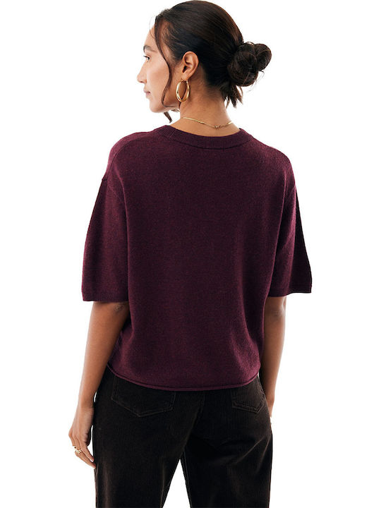 Damenbluse Burgundy