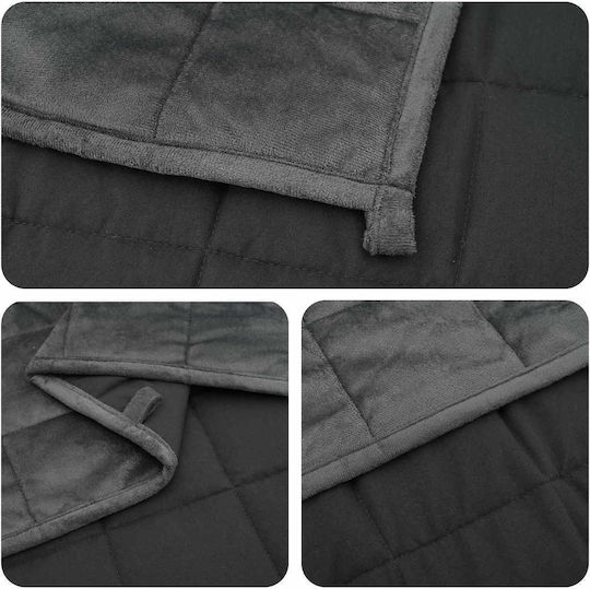 vidaXL Double 200x225cm Anthracite vidaXL Double 200x225cm Anthracite