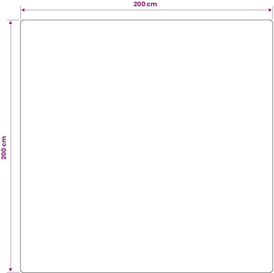 vidaXL Double Blanket 200x200cm Anthracite