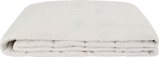 vidaXL Double Blanket 200x200cm White