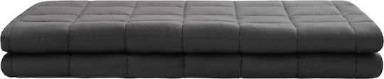 vidaXL Double Blanket 220x235cm Anthracite