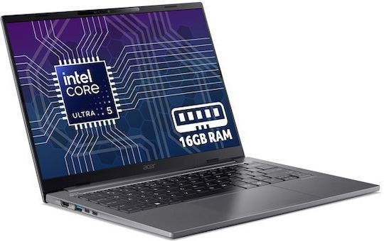 TravelMate X4 14 AI TMX414-51-TCO 14" IPS FHD+ 120Hz (Ultra 5-226V/16GB/512GB SSD/W11 Pro) (UK Keyboard)