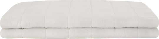 vidaXL Single Blanket 150x200cm White