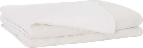 vidaXL Single Blanket 150x200cm White