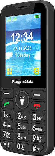 924 Dual SIM Mobile Phone with Large Buttons (English Menu) Black