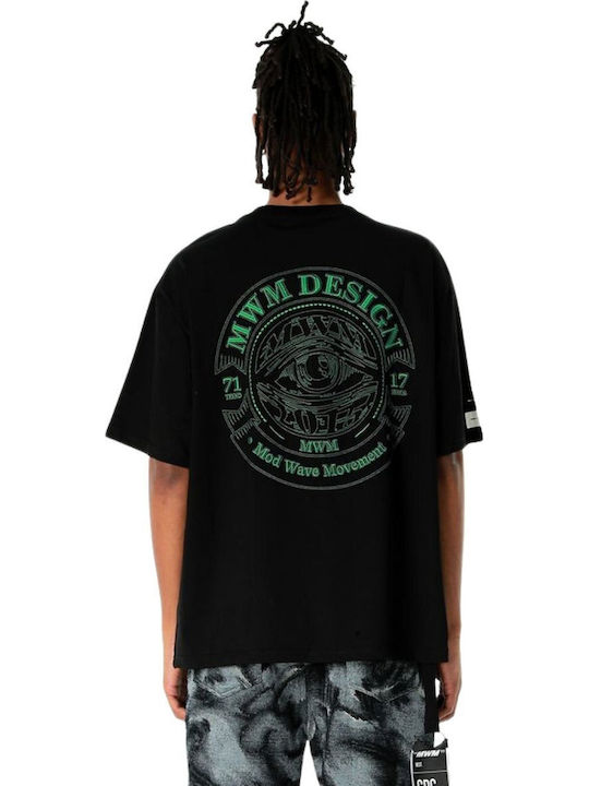 Mod Wave Movement T-shirt Black
