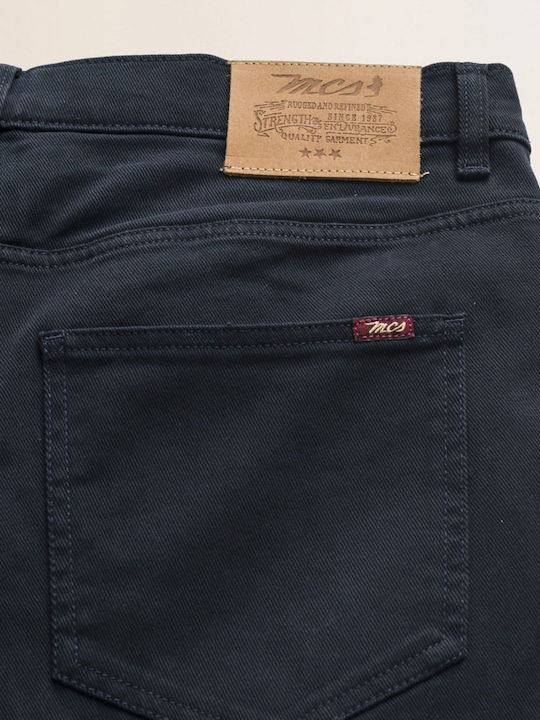 Pantaloni Bărbătești Slim Fit Albastru Navy