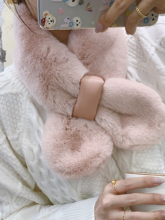 Women's Neck Warmer Scarf Pink