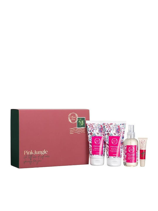 Fresh Line Pink Jungle Комплект за Грижа за Почистване на Тялото 4 Части Fresh Line Pink Jungle Комплект за Грижа за Почистване на Тялото 4 Части