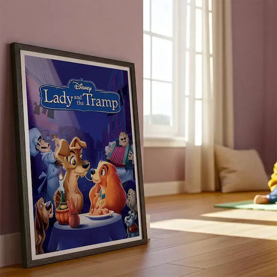 Poster Lady Tramp Mv332 21 cm x 30 cm Weißer Rahmen Pvc-72304pd161850f55324