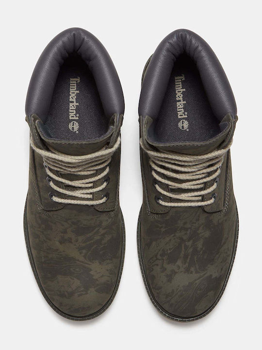 Heritage 6 Inch Lace Up Ανδρικά Μποτάκια Αδιάβροχα Πράσινα