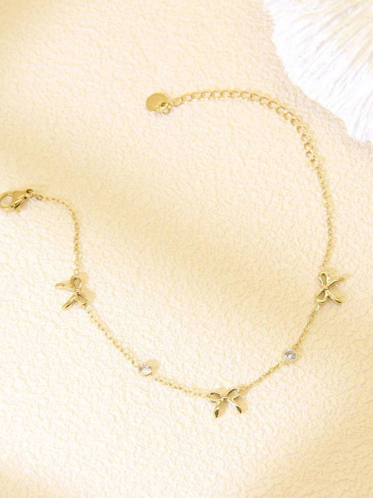 Lysea Women's Chain Bracelet in Gold-Plated Steel