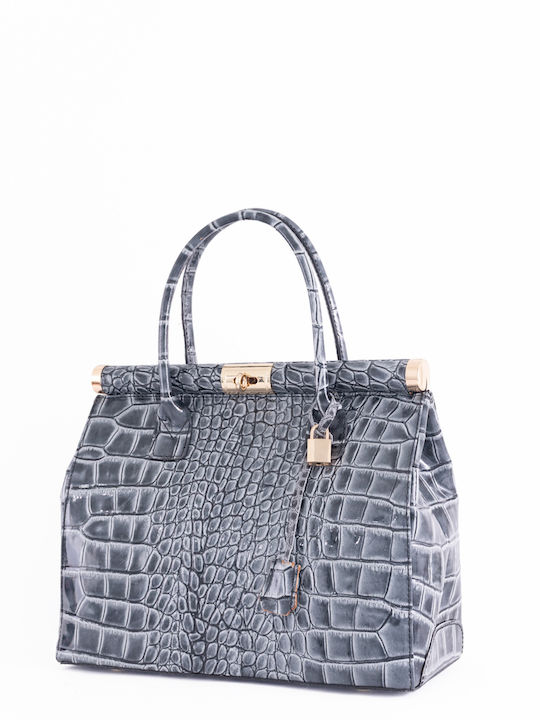 Burgunderrote Damen-Schultertasche aus Leder